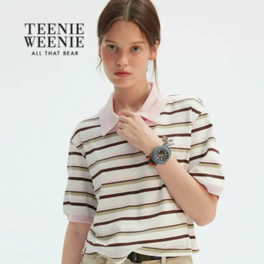 TeenieWeenie小熊女装T恤2025年夏季新款TTHA253701T