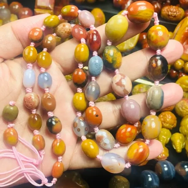 天然战国红玛瑙项链