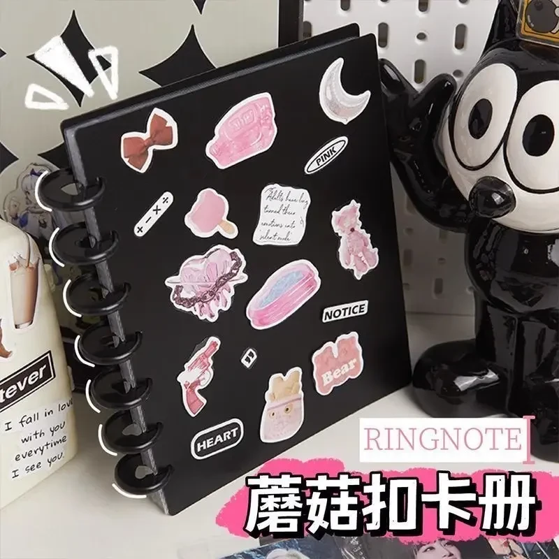 【蘑菇孔相册】ins高颜值卡册四宫格活页3寸拍立得明星卡片收纳收集