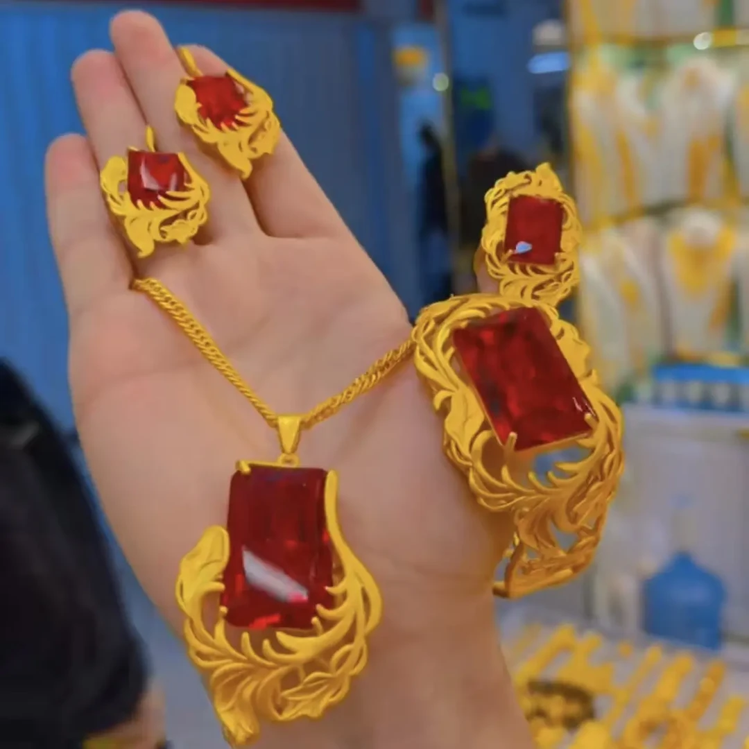 铜合金吊坠 铜合金民族风植物花卉女复古首饰坠饰时尚百搭千金风