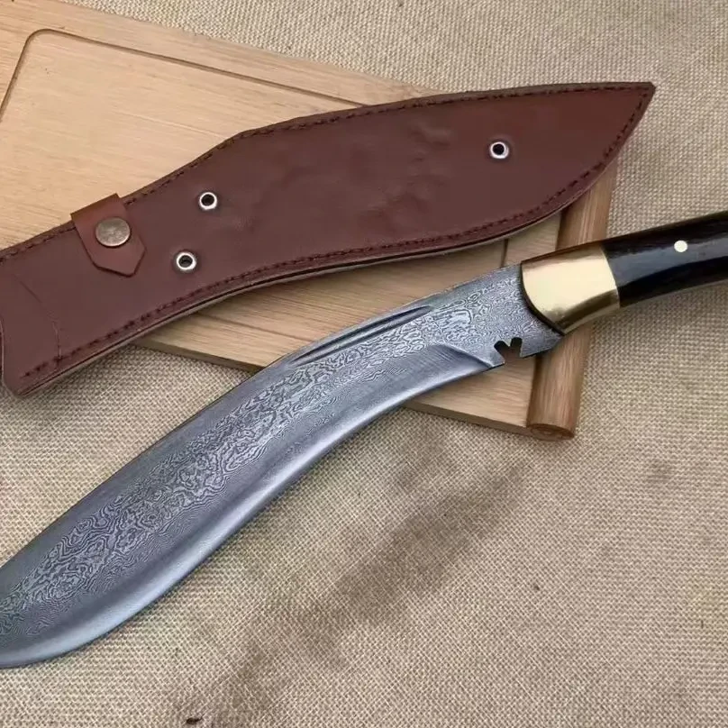 户撒手工锻造多功能户外露营水果刀锋利野外家用便携削皮刀具