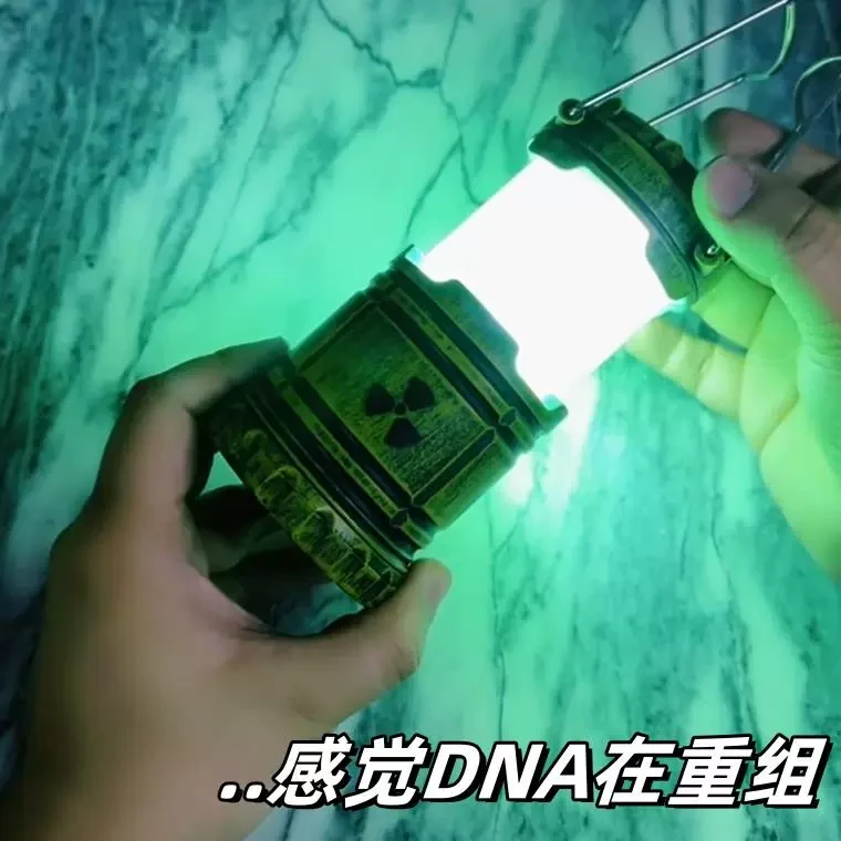 微型核反应堆灯笼摆件手提小夜灯氛围灯充电款核能装置家用卧室