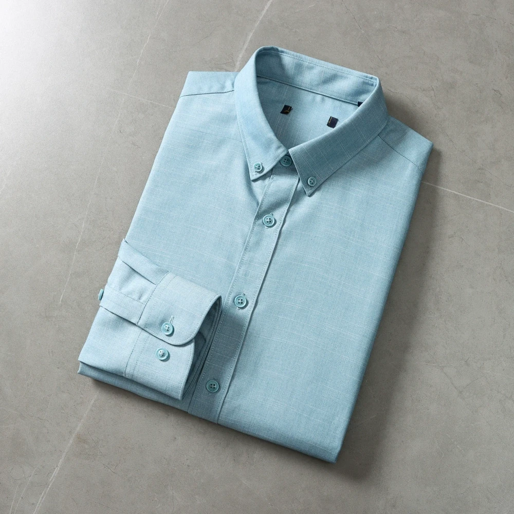 柔软亲肤！抗皱易打理！品牌撤柜男商务通勤百搭休闲长袖衬衣衬衫