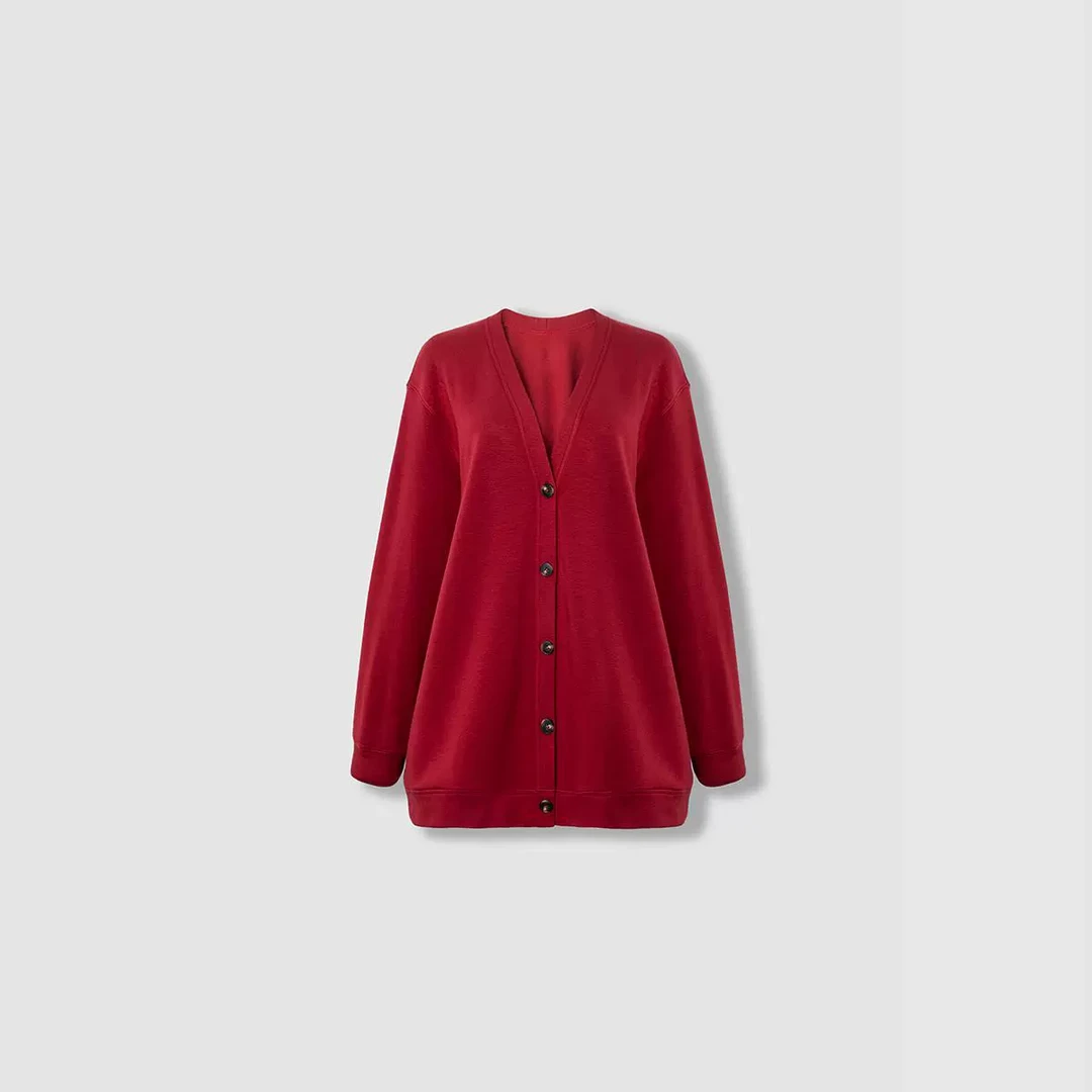 加大码女装胖MM2024冬 抗皱保温蓄热轻量抓绒空气感开衫卫衣三色