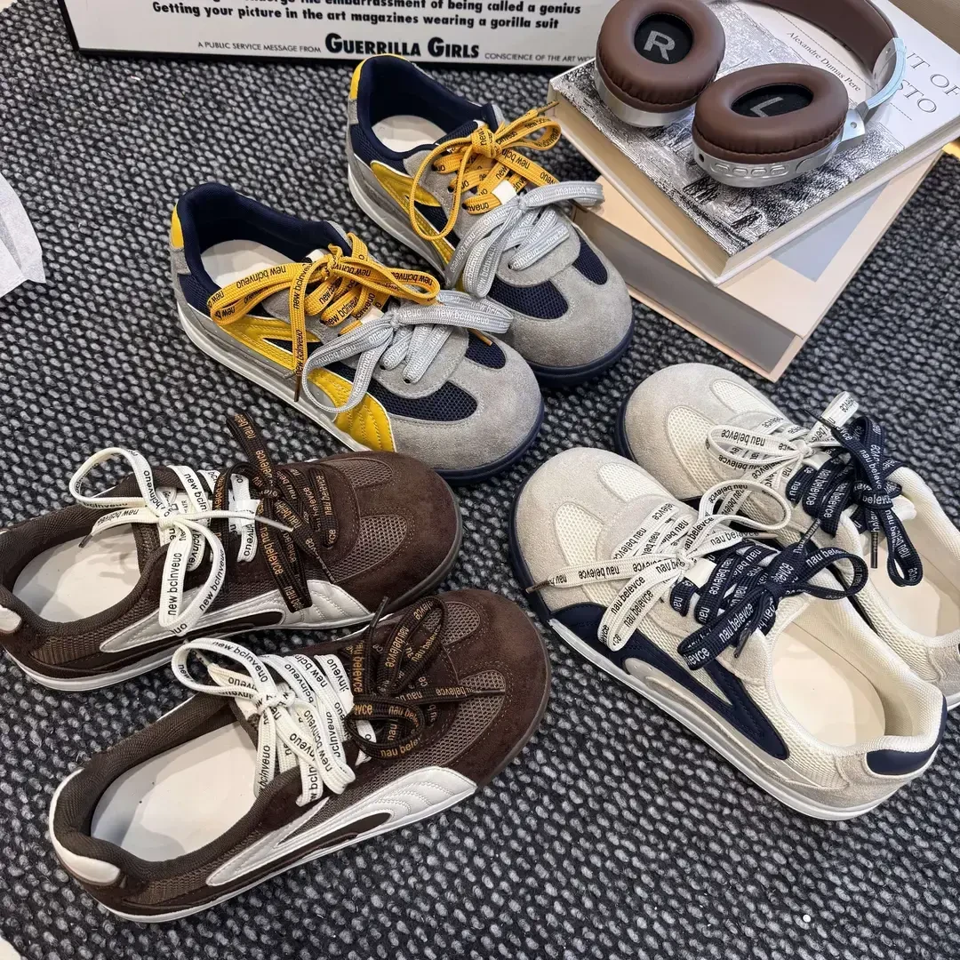 【运费险】爆款轻奢德训鞋女复古轻便软底显小2025秋季新款运动鞋