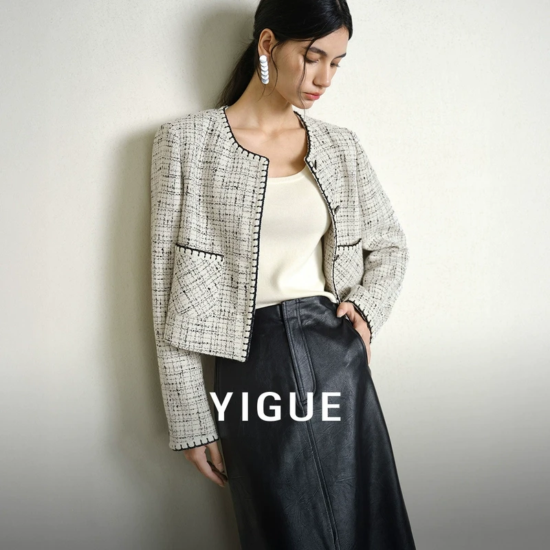 【亦谷】小香风短款外套女装2025春季新款洋气爆款上衣G5CAF493-2