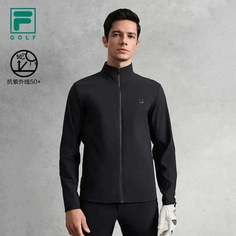 【立领运动夹克】男士高尔夫抗紫外线针织外套秋冬穿搭