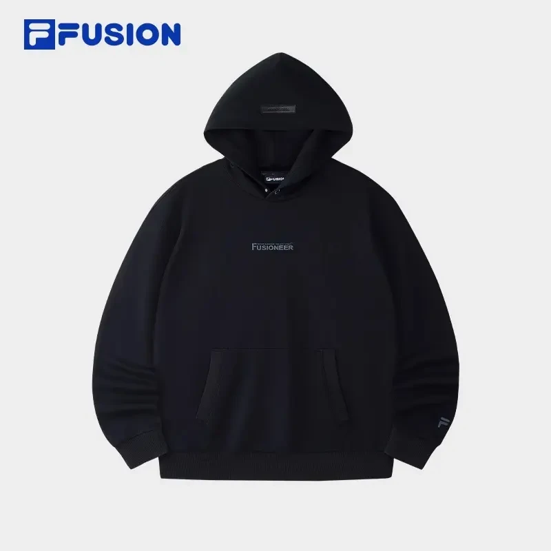 FILA斐乐卫衣情侣款时尚百搭纯棉宽松舒适连帽卫衣T11U515204F