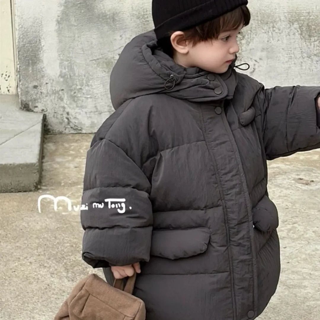 冬季韩系中性风高品质羽绒外套