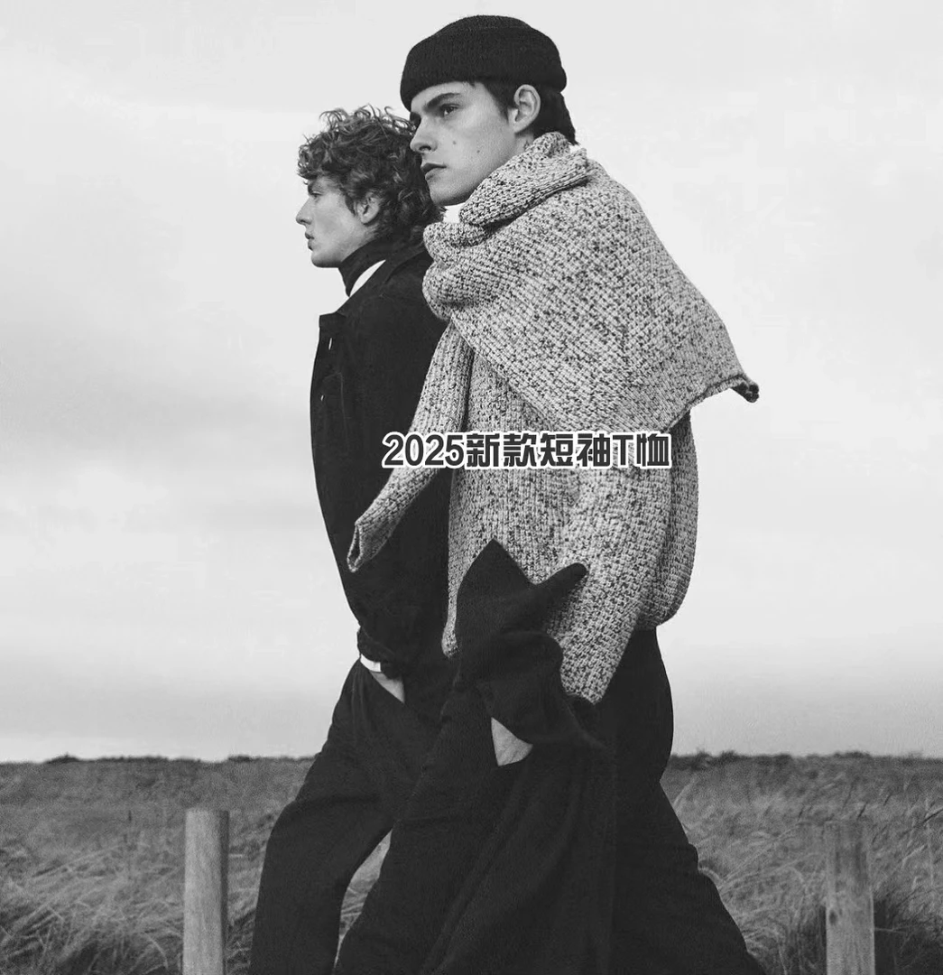 W101新款印花工艺圆领短袖男士T恤