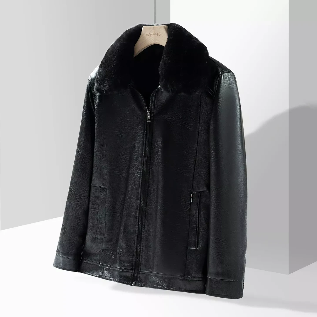 【汤圆专属】加绒加厚皮衣AK291068