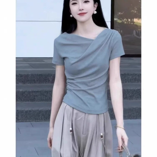 哥弟阿玛施正品法式高级感时尚气质褶皱防晒衣女夏季新款设计感通