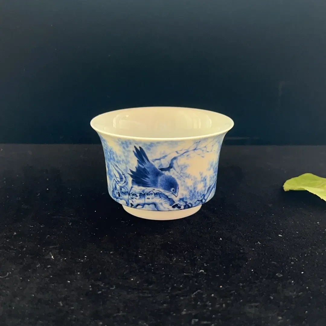 【秋山草堂】花鸟马蹄主人杯