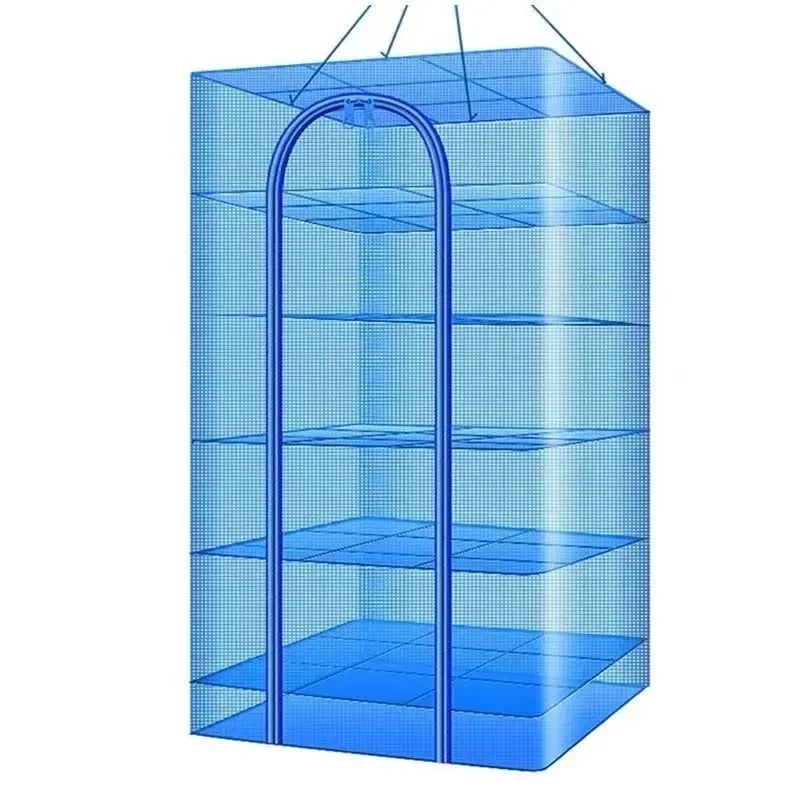 【升级加粗加密】折叠晒鱼网防蝇笼晒干网晾晒鱼干晒肉菜网笼晒干货