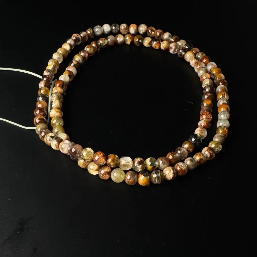 ZBG1198四季幽灵水晶双圈手串(天然珠宝多样性发其一）