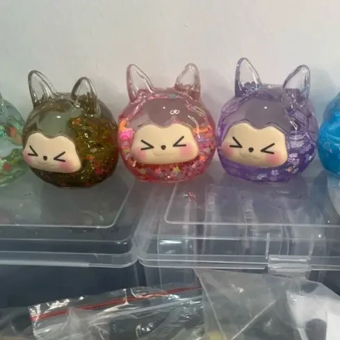 创意入油流沙桌面摆件潮玩装饰小物件