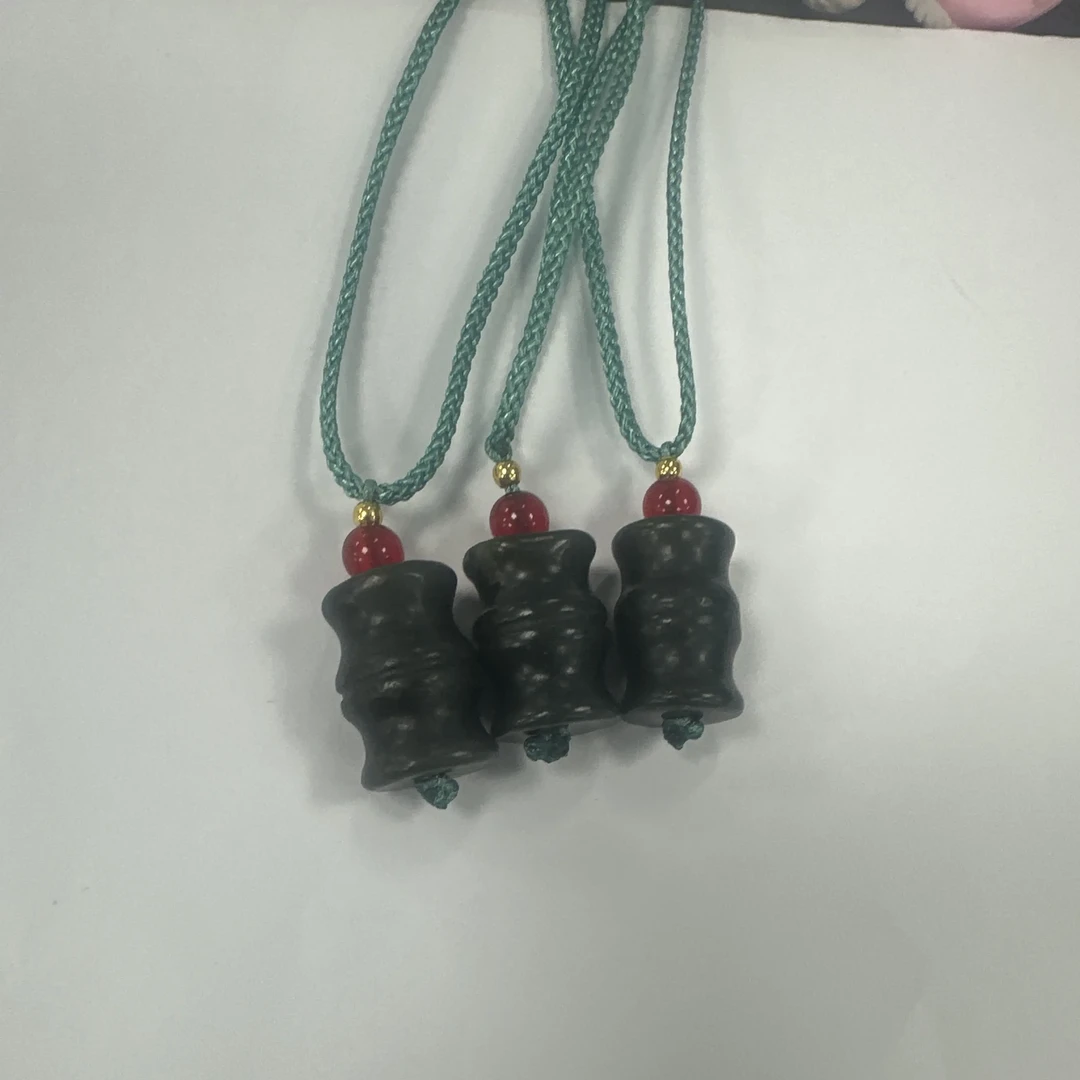 天然和田玉竹节吊坠男女款时尚节节高升挂件