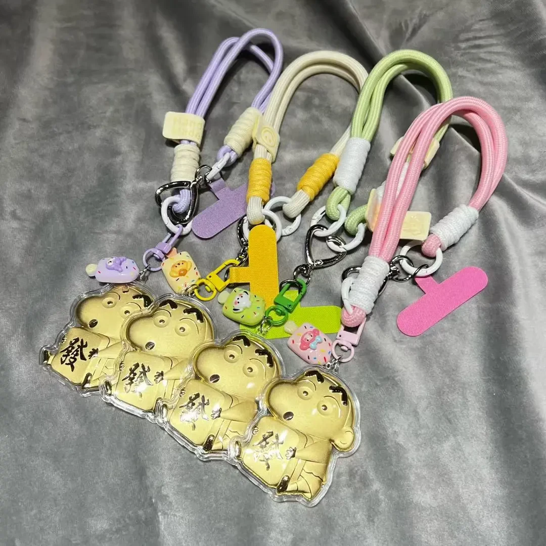 含金工艺品【深圳水贝】（蜡笔小新）可爱送女友礼物手机扣钥匙扣精致