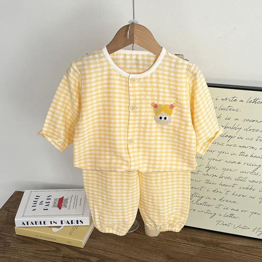 （棉花糖）透气空调服儿童休闲舒适宝宝空调服夏季儿童夏季儿童睡衣