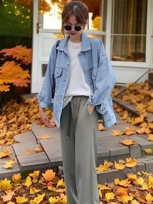 M301菲菲惊喜社T恤上衣百搭韩版休闲裤子时尚宽松