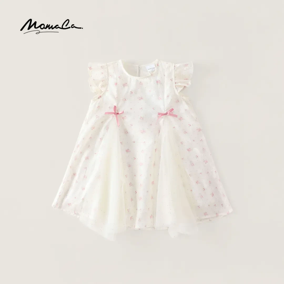 MOMOCO/玛米玛卡女童新款连衣裙蓬蓬裙公主裙女宝裙子77680470007