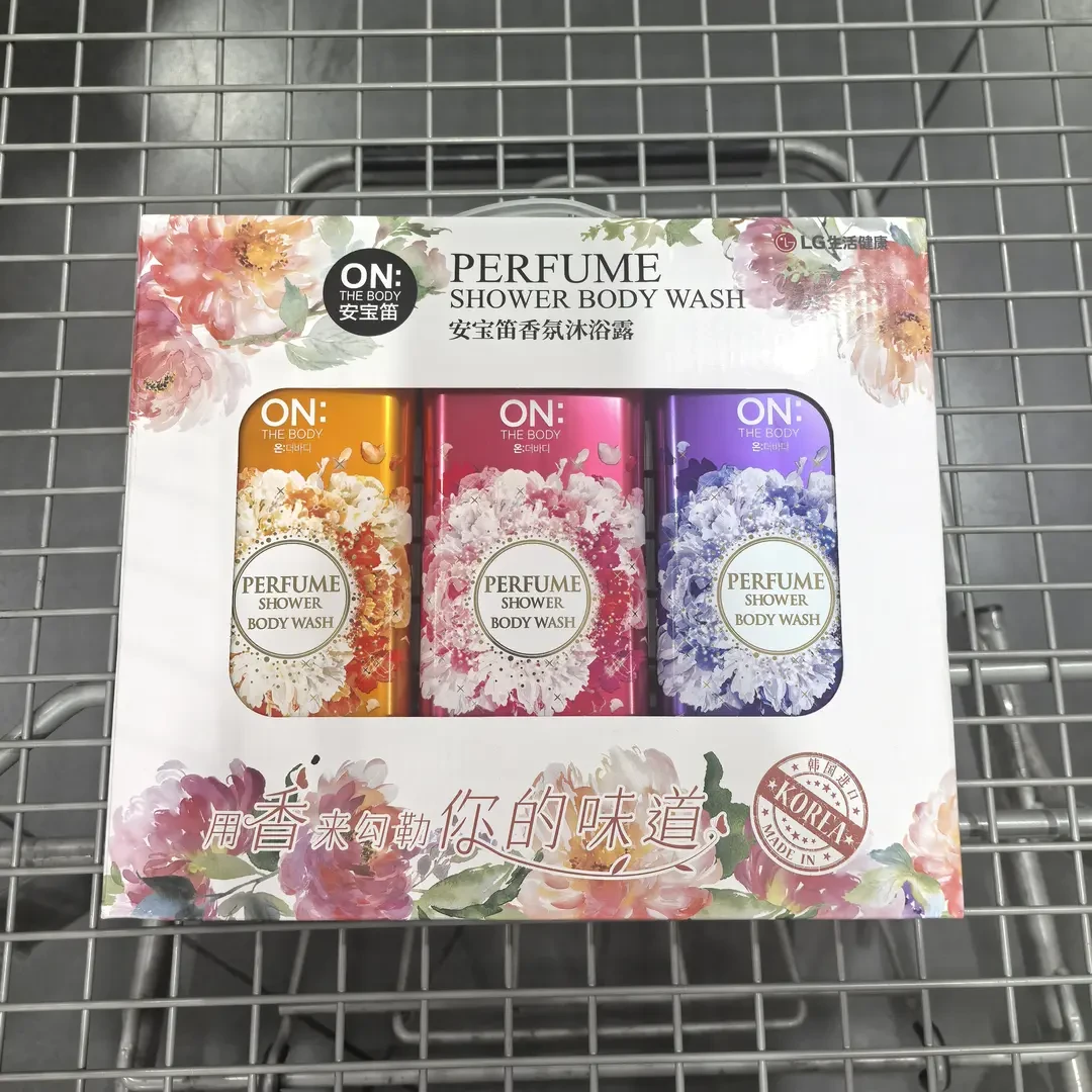 【会员商店】韩式进口香氛沐浴露套装900gX3