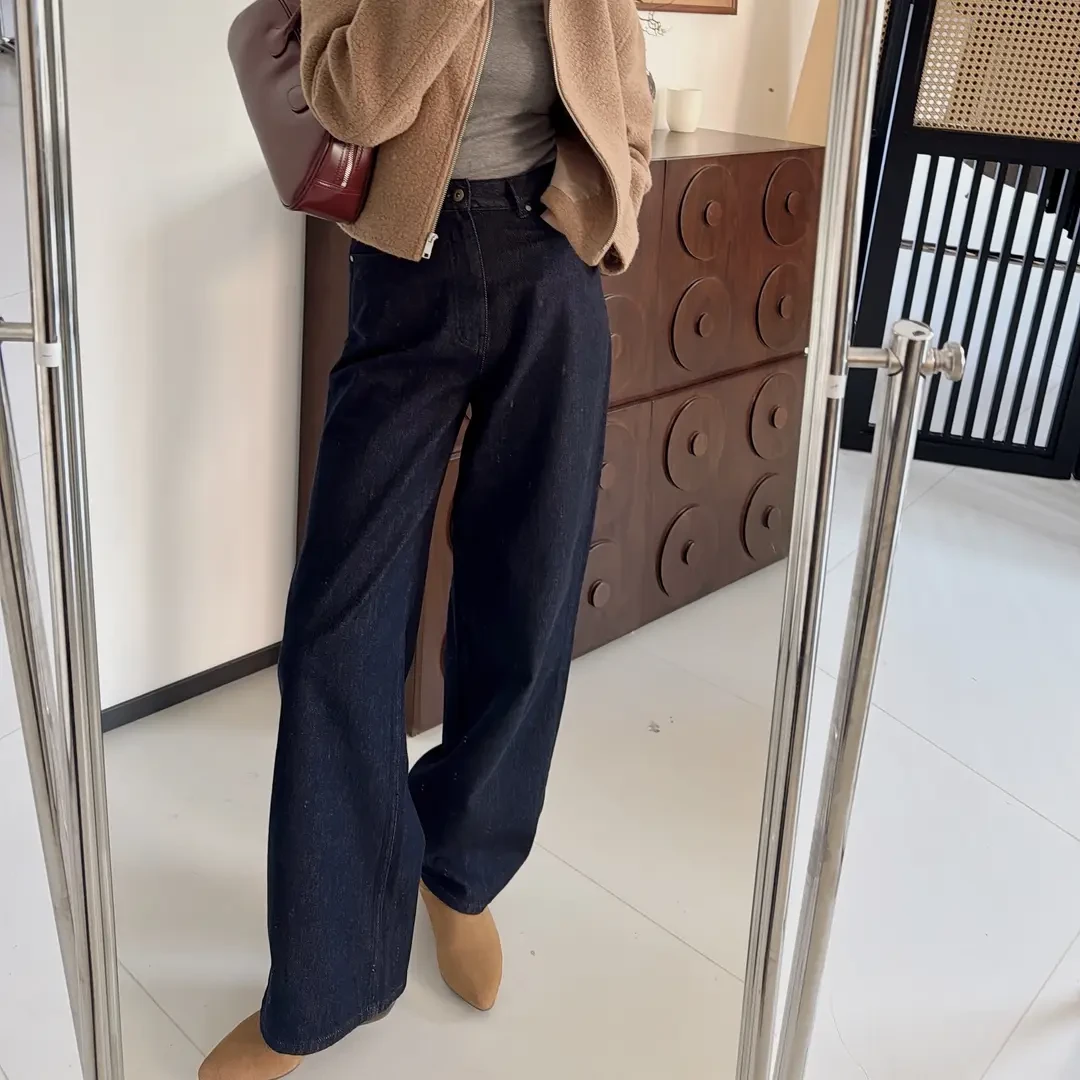 【丽姐女装】生态单宁裤｜历久弥新 极简质感百搭好穿牛仔裤K0327