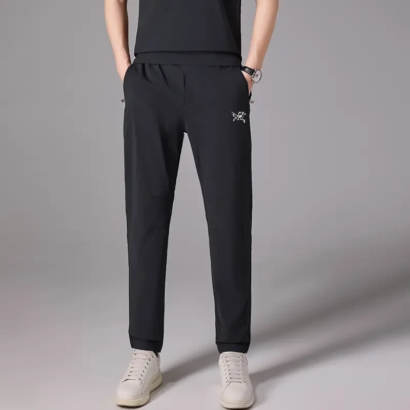 【清仓折扣】夏季户外运动冰感美式冰丝透气男士速干裤休闲长裤