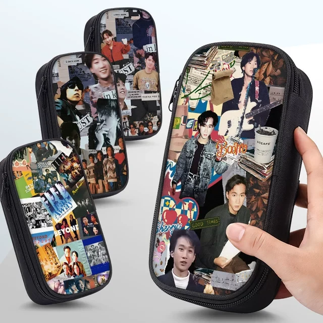 beyond黄家驹笔袋小学生文具盒初中生铅笔盒大容量儿童女生男孩20