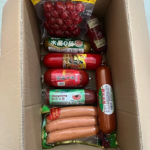 大日期多种口味即食鸡肉淀粉肠腊肠蒜香烤肠肘花火腿休闲零食