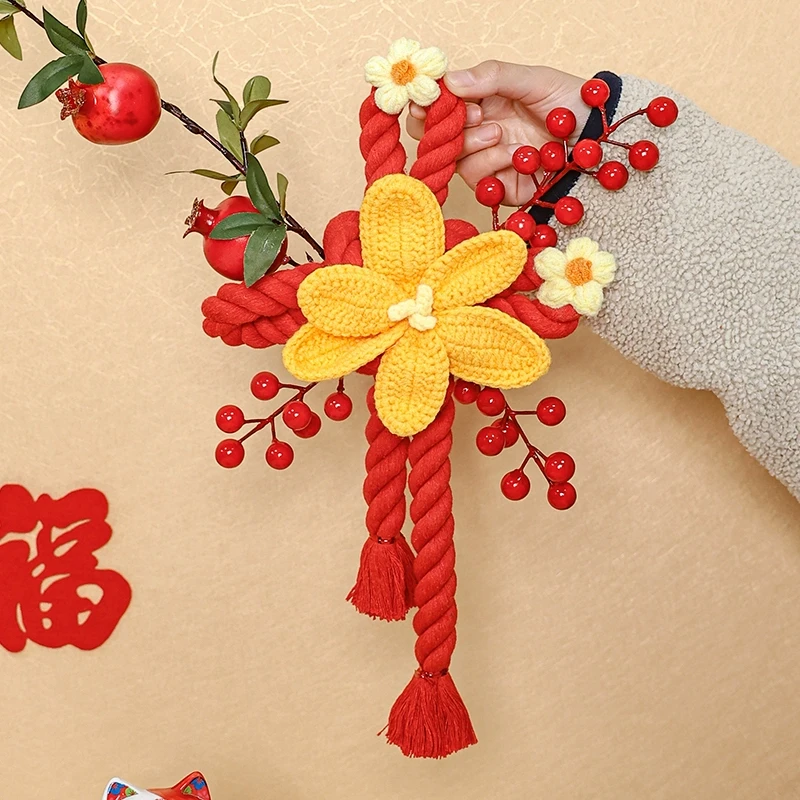 2025新年春节装饰中国结万字结卧室房门入户喜庆挂件过年氛围布置