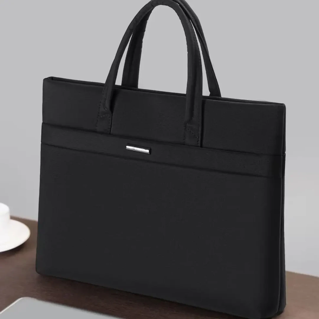 高品质男士商务公文包 大容量 牛津布材质 防水耐磨 时尚简约