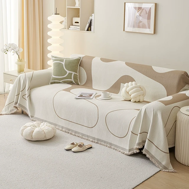 奇幻之旅沙发巾一整张全盖沙发盖布防滑沙发套奶油风盖巾贵妃坐垫