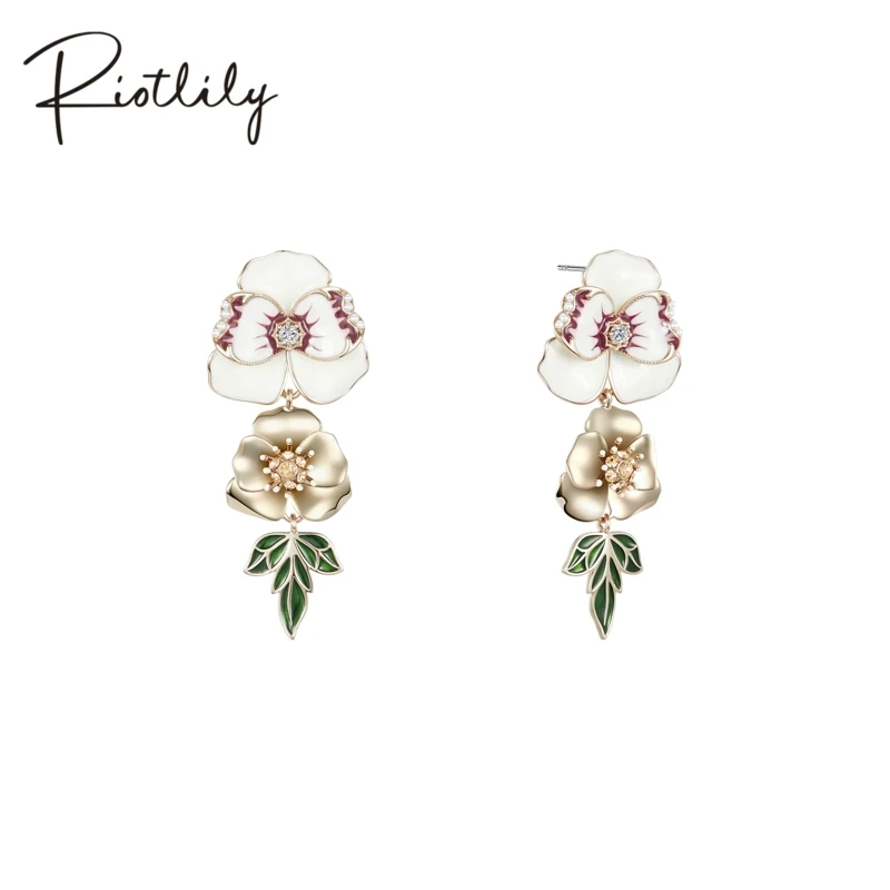 Riot/艾特里里湖畔三色堇系列耳环