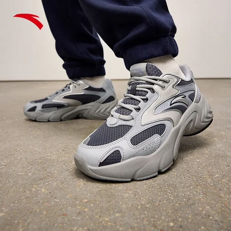安踏溯年复古跑鞋丨百搭休闲运动鞋男鞋爆款2025年新款男士鞋子