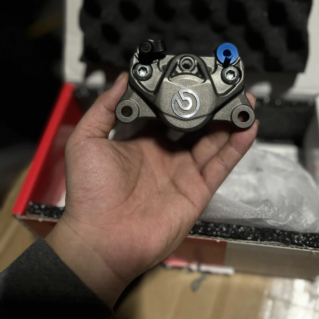 「老六精选」正品布雷博二代灰银螃蟹卡钳泵电动车摩托车刹车系统