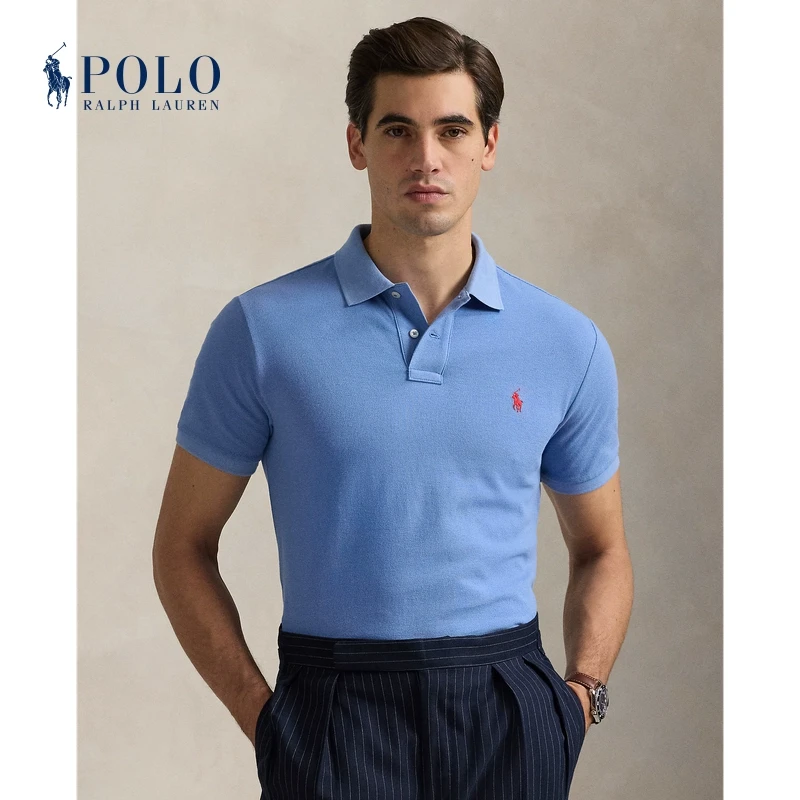 Ralph Lauren拉夫劳伦男装 25春定制修身版棉质Polo衫710680784