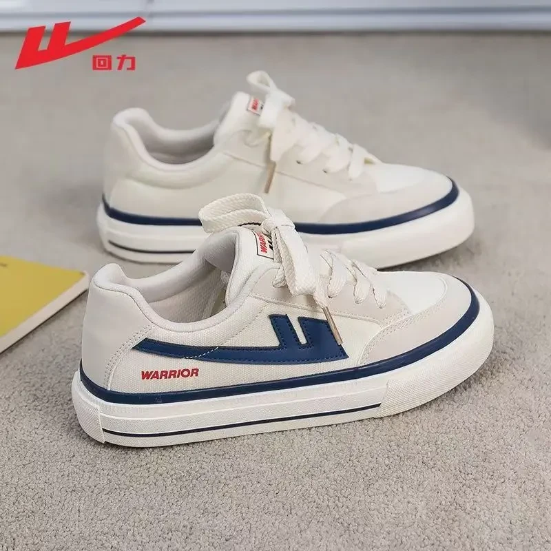 回力帆布鞋女爆款2025新款夏季透气板鞋女款百搭休闲鞋运动德训鞋