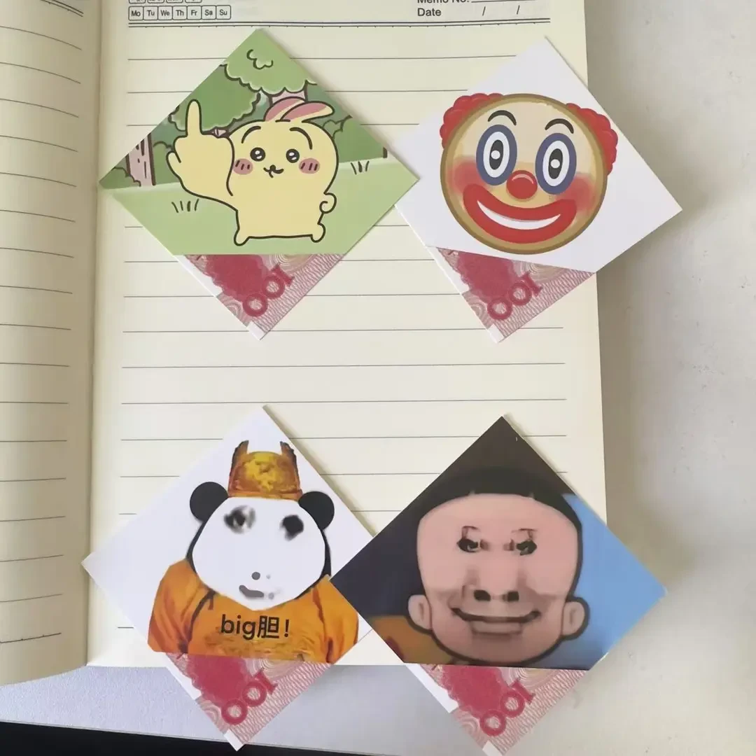 【香香】书签杀100书签龙图大头小丑乌萨奇书签百元书签小众抽象