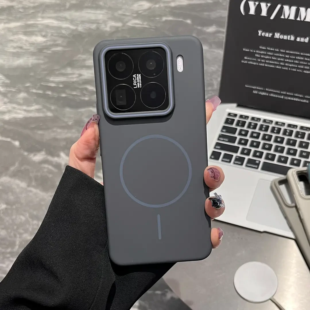 适用小米15Spro手机壳超薄磨砂15ultra肤感磁吸xiaomi14全包防摔