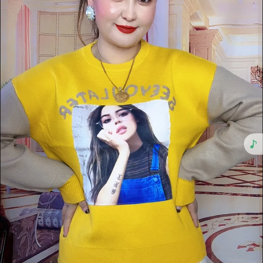 毛衣套头针织上衣s码