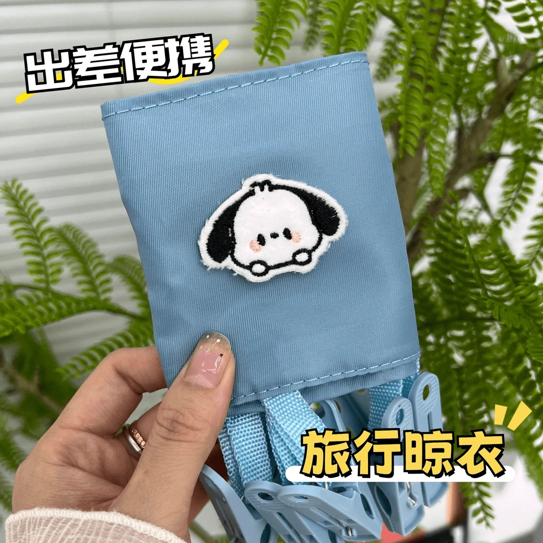 可折叠布艺便携衣架旅行家用神器夹子旅游出差酒店必备家用夹子