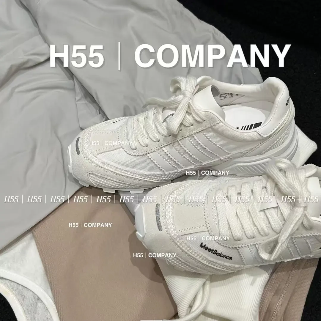 【yoyo推荐】H55-白绷带！夏季竞速感棒球风透网德训鞋4cm31-2397