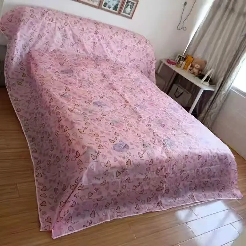 家具遮灰布防尘布盖床防灰尘沙发床遮灰家用床头罩套装修万能盖布