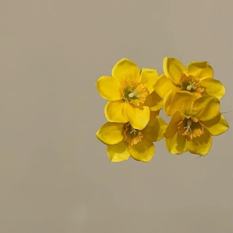 新款高端日韩风女士假花发饰春日花朵边夹刘海头饰发卡