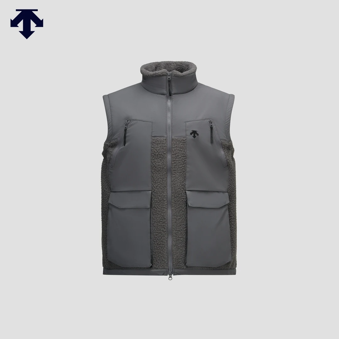 DESCENTE迪桑特ALLTERRAIN 81轻户外男士摇粒绒马夹新 D4411OVE01