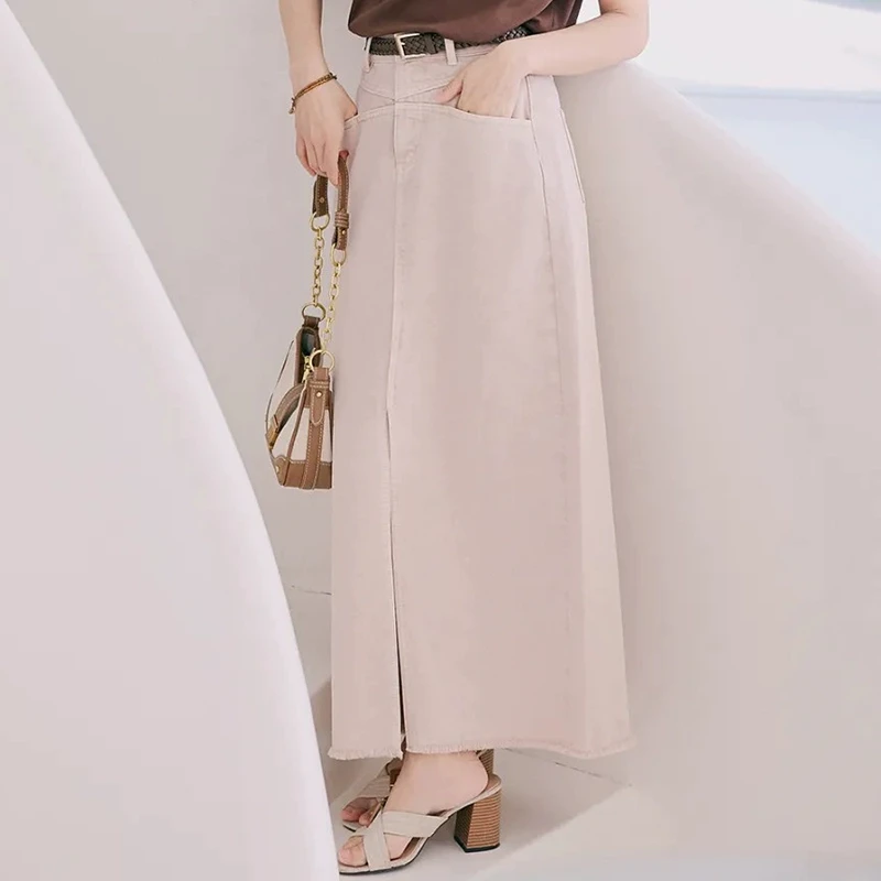 44736【纳系列】牛仔半身裙2423628673