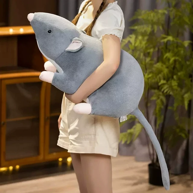 可爱大号老鼠玩偶毛绒玩具花枝鼠公仔睡觉抱枕棉花娃娃送生日礼物