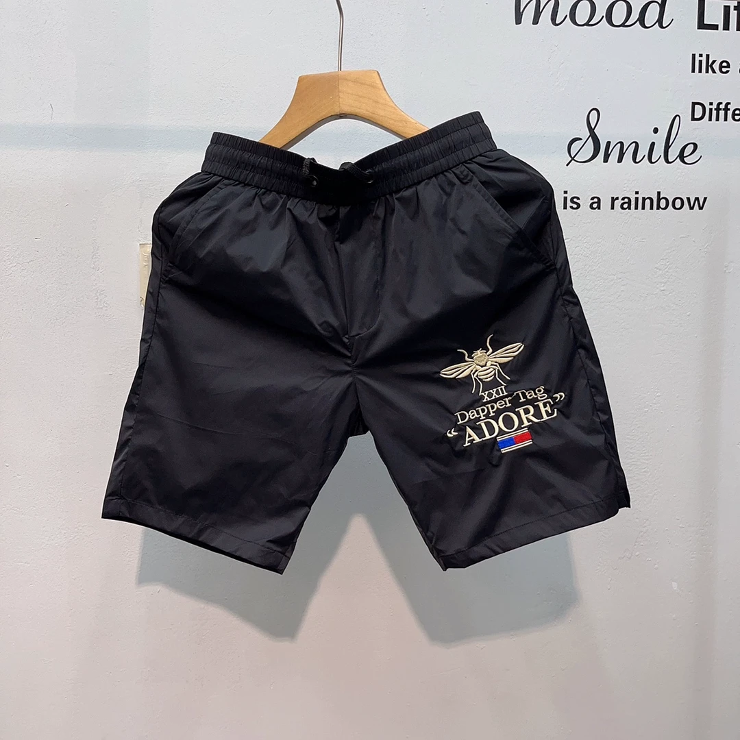 短裤男宽松五分裤潮牌刺绣速干百搭大码休闲夏天外穿运动夏季韩版