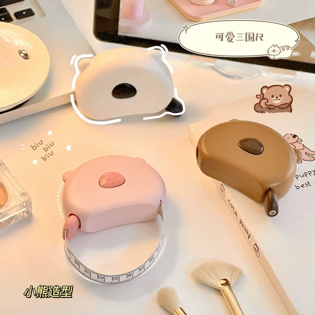 家用可爱皮尺卷尺软尺三维尺裁缝腰围胸围测量尺子女生卡通创意尺